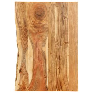 Badezimmer-Waschtischplatte Massivholz Akazie 80 x 55 x 2,5 cm
