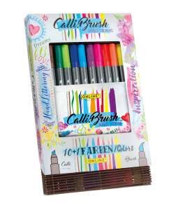 Online 19045 Calli.Brush, Handlettering Brush-Pen, Pinsel-Stifte 11er Set,Kalligraphie-SetinBambusGeschenk-Verpackung,PensmitCalligraphie-SpitzeundPinsel-SpitzefürBulletJournal,Wasserfarben