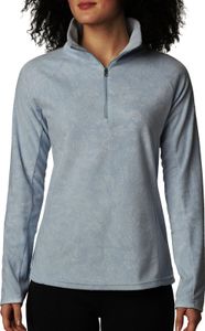 Columbia Damen Midlayer Half Zip Fleecepullover Glacial™ IV Print 1/2 Zip, Farbe:Grau, Artikel:-033 cirrus grey dotty floral, Größe:S