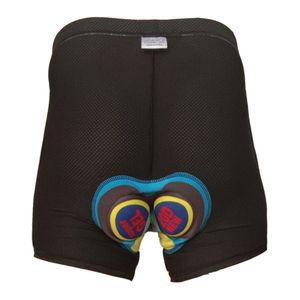 Fahrradhose Herren Unterhose mit 3D Polsterung Radfahrhose Shorts Unterwäsche mit Kordelzug Größe Gelb XL