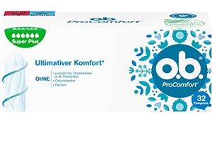 O.B. ProComfort, Super Plus, Tampony higieniczne, 32 sztuki (PRODUKT Z NIEMIEC)