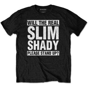 Eminem - "The Real Slim Shady" T-Shirt für Herren/Damen Unisex RO1483 (M) (Schwarz)