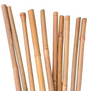 Bambusstäbe, Rankstäbe, Pflanzenstäbe aus Bambus 120 cm naturfarbend 10 Stück