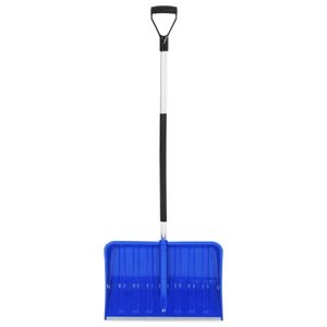 vidaXL Schneeschaufel Blau 145 cm Aluminium