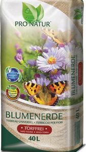 Pro Natur Blumenerde Torffrei 40l