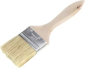 Malířský plochý štětec z přírodních štětin 63,6 mm - dřevěný