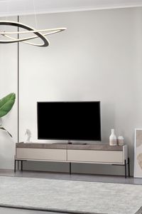 Skye Decor, Beskar - Sandstone, Sandstein, Fernsehtisch, 177 x 47 x 32,7 cm, 100 % MELAMINBESCHICHTETE SPANPLATTEN Skye Decor, Beskar - Sandstone, Sandstein, Fernsehtisch, 177 x 47 x 32,7 cm, 100 % MELAMINBESCHICHTETE SPANPLATTEN