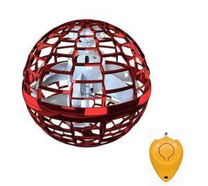 Flynova Pro Hover Ball Fliegender Ball LED Spinner Ball Flying Orb Spielzeug(Rot  Ball)
