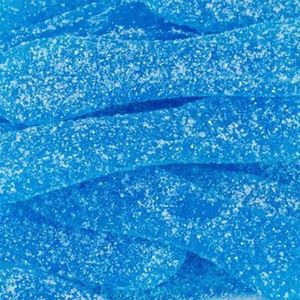 Halal Fruchtgummi Saure Blaue Zungen fruchtig Himbeere Geschmack 500g (Veggie)