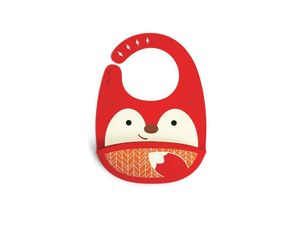 Skip Hop Silikon Faltbarer Lätzchen Fuchs    One Size