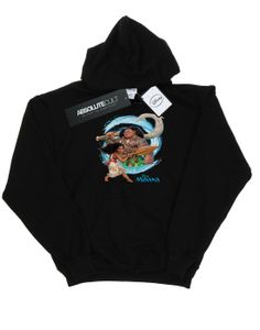 Disney - Dívčí mikina s kapucí "Moana And Maui Wave" BI10863 (140-146) (Black)