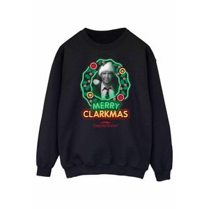National Lampoon's Christmas Vacation - "Merry Clarkmas" Sweatshirt für Damen BI2147 (L) (Schwarz)