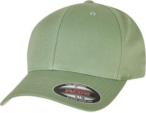 Orginal FlexFit Wooly Combed Cap Baseballcap 5-Panel versch. Farben und Größen(Dark Leaf Green,Youth)