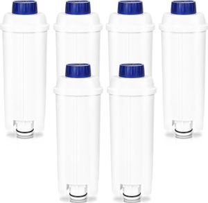 6x Wasserfilter Ersatz für DeLonghi DLSC002, SER3017 Kaffeemaschinen - einschließlich Versionen der ECAM, ESAM, ETAM Serie