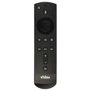 vhbw Fernbedienung kompatibel mit Amazon FireTV Stick Lite Streaming-Box, Internet-TV Box - Ersatzfernbedienung