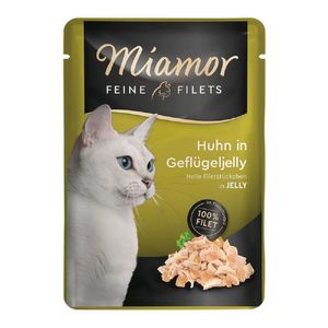 Miamor │Drobné kuracie filé v hydinovom želé - 24 x100g │Mokré krmivo pre mačky