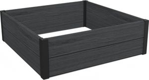 Vyvýšený záhon KETER Maple Square 106 x 106 x 32 cm plastový sivý