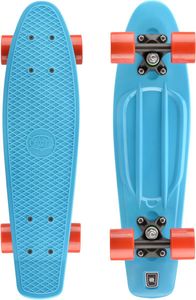 Xootz Penny Board Mini Cruiser Skateboard - Hellblau - 56 cm (22") - Ideal für junge Skater - Retro