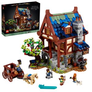 LEGO 21325 Ideas Mittelalterliche Schmiede Set für Erwachsene, Sammlerstück, Set zum Bauen und Ausstellen