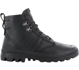 PALLADIUM PallaBrousse Tact Leather - pánske kožené topánky Black 08837-008-M , veľkosť: EU 43 UK 9