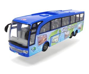Dickie Toys - Touring Bus - rot - blau - Reisebus Spielzeugbus 1:43 Blau - Touring Bus