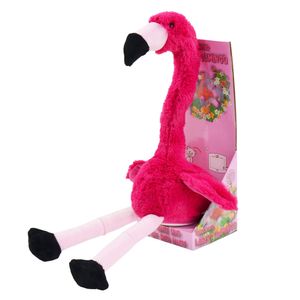 Laber-Flamingo (34cm) Plapperflamingo spricht alles nach