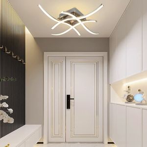 LED Deckenleuchte Deckenlampe Acrylweiß Wellenförmig Geschwungen für Badezimmer-Flur-Schlafzimmer 48x10cm
