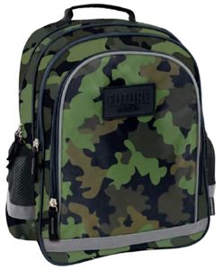 Future By Backup rucksack Jungen 38 x 28 cm Polyester Armee grün Backpack