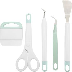 Basic Tool Set Craft Unkrautbekämpfungswerkzeug mit Unkrautbekämpfungsschaber Spatel Pinzette Schere Entfernungswerkzeug Kit für Scrapbooking Projekte Basic Tool Set Craft Unkrautbekämpfungswerkzeug mit Unkrautbekämpfungsschaber Spatel Pinzette Schere Entfernungswerkzeug Kit für Scrapbooking Projekte