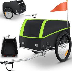 KESSER® Fahrradanhänger Lastenanhänger Transportanhänger Hochdeichsel mit Kupplung, Inkl. Abdeckung Klappfunktion Hochdeichsel Anhänge für Fahrrad Transportbox mit 120 Liter Max. 40 kg KESSER® Fahrradanhänger Lastenanhänger Transportanhänger Hochdeichsel mit Kupplung, Inkl. Abdeckung Klappfunktion Hochdeichsel Anhänge für Fahrrad Transportbox mit 120 Liter Max. 40 kg