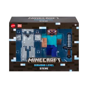 MATTEL Minecraft Collector Diamond Level Steve HLL3