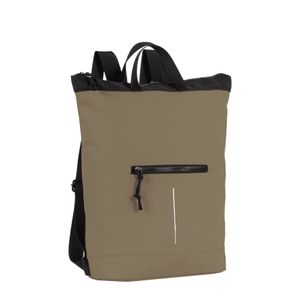 New Rebels® Mart - Top Zip - Water-resistant -  Backpack - Laptop bag 13,3 Inch. - Shopper - 30x15x44cm - Olive