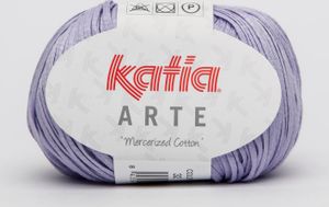 ARTE,  feines BW-Bändchengarn von Katia, Farbe HELLES LILA (32), ca. 165m/50g