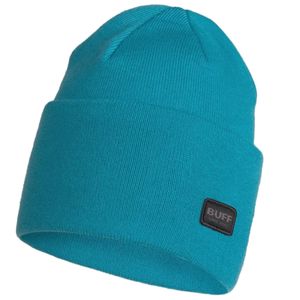 Buff Knitted Hat Niels 1264577421000, Unisex, Kappen, Blau, Größe: One size EU