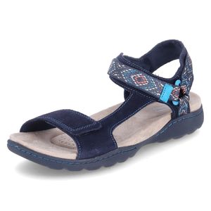 Clarks AMANDA STEP Damen Sandale - Sandaletten blau Freizeit NEU