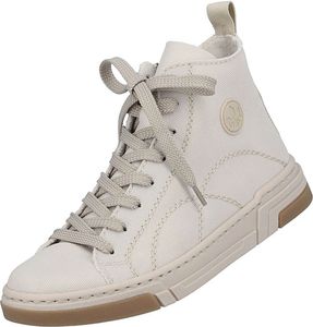 Rieker Sneaker High - Beige Synthetik Größe: 42 Normal