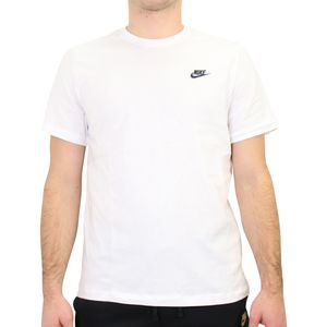 Nike Sportswear Club T-Shirt Herren Weiß (AR4997 101) Größe: M