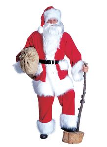 Herren Kostüm Nikolaus Weihnachtsmann Karneval Fasching Gr. 4XL/6XL