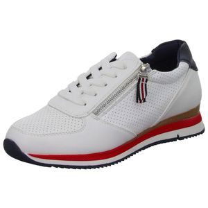 BOXX Damen-Sneaker-Schnürhalbschuh Weiß, Farbe:weiß, EU Größe:39