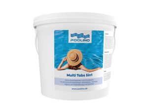 Poolino® 5 kg Pool Chlor Multitabs 5in1 Chlortabletten 200g