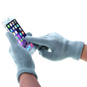wortek "Haweel Edition" Touchscreen Handschuhe Grau | Größe L | für alle Handys, Smartphones & Tablets | Frauen