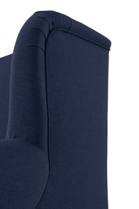 Max Winzer Mareille Big-Sessel inkl. 2x Zierkissen 55x55cm + 40x40cm - Farbe: dunkelblau - Maße: 103 cm x 149 cm x 103 cm; 2902-754-1645246-F09