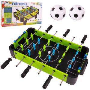 MalPlay Mini Tischkicker Kickertisch, tragbarer Tischfussball, 51x46cm Tischfußballspiel für Kinder ab 5 Jahren,