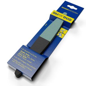 Zische Silifix Duo Sensenwetzstein 230x33x13 mm - Schleifstein für Sensen, Sicheln Äxte, schärfen - Schärfstein 2 Körnungen FEPA 180 und FEPA 100 Zische Silifix Duo Sensenwetzstein 230x33x13 mm - Schleifstein für Sensen, Sicheln Äxte, schärfen - Schärfstein 2 Körnungen FEPA 180 und FEPA 100