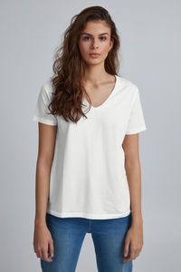 b.young BYREXIMA V-NECK TSHIRT V-NECK TSHIRT - Damen T-shirt Kurzarm Shirt Basic mit V-Ausschnitt