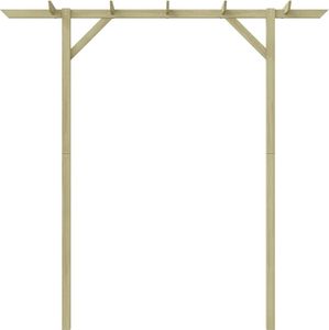 vidaXL Záhradná pergola 205x40x203 cm drevo