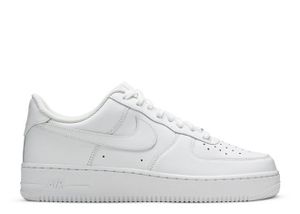 Nike Air Force 1 One Low All Black GS Sneaker schwarz weiss, Farbe:weiß, Schuhgröße:EUR 39