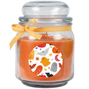 HS Candle "Halloween" Duftkerze im Bonbonglas - viele Motive zur Auswahl, Ideale Herbstdeko