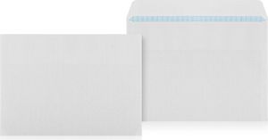 LOGIC PACK Briefumschläge DIN C6 Selbstklebend Kuvert Weiß 114x162mm 1000 Stück