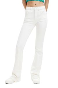 DESIGUAL Jeans Damen Baumwolle Weiß GR77158 - Größe: 38